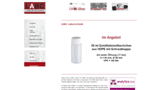 Desktop Screenshot of labc.de